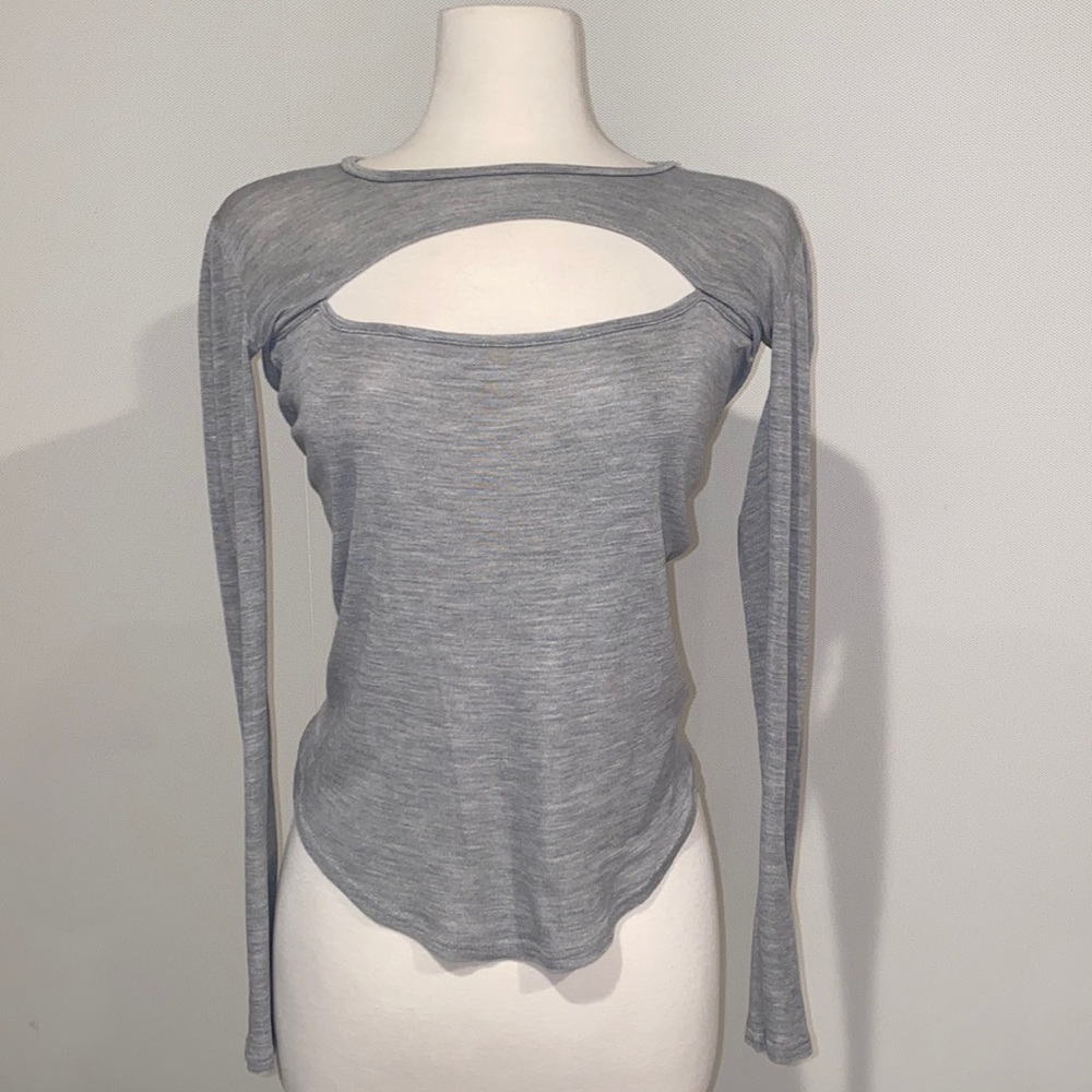 Isabel Marant Wool Blend Cut Out Top